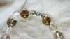 Gold Rutilated Quartz Necklace. Handmade Designer Necklace. Sterling Silver Clasp.