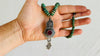 Guatemalita and Berber Silver Necklace. Jadeite. 2545