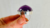 Oversized Faceted Amethyst Ring | Handmade Adjustable Sterling Silver | Unique Gemstone Jewelry. 4106