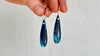 Chrysocolla and Sterling Silver Earrings. Atelier Aadya. 2065