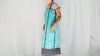 Amuzgo Traje Outfit. Handmade Traditional Dress from Guerrero, Mexico. Turquoise Sundress