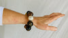 Amber Beaded Bracelet. Sterling Beads. Chunky - Aadya Bazaar