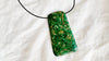 Mayan Green Jade Pendant. Hand-Carved Adze. Guatemala. 1294