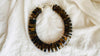 Huge Amber Heishi Beaded Necklace. Pucca. Mexican Amber. Dramatic and Gorgeous! - Aadya Bazaar