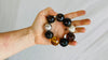 Amber Beaded Bracelet. Sterling Beads. Chunky - Aadya Bazaar