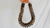 Huge Amber Heishi Beaded Necklace. Pucca. Mexican Amber. Dramatic and Gorgeous! - Aadya Bazaar