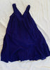 Mexican Gauze Dress. Electric Violet