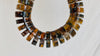 Huge Amber Heishi Beaded Necklace. Pucca. Mexican Amber. Dramatic and Gorgeous! - Aadya Bazaar